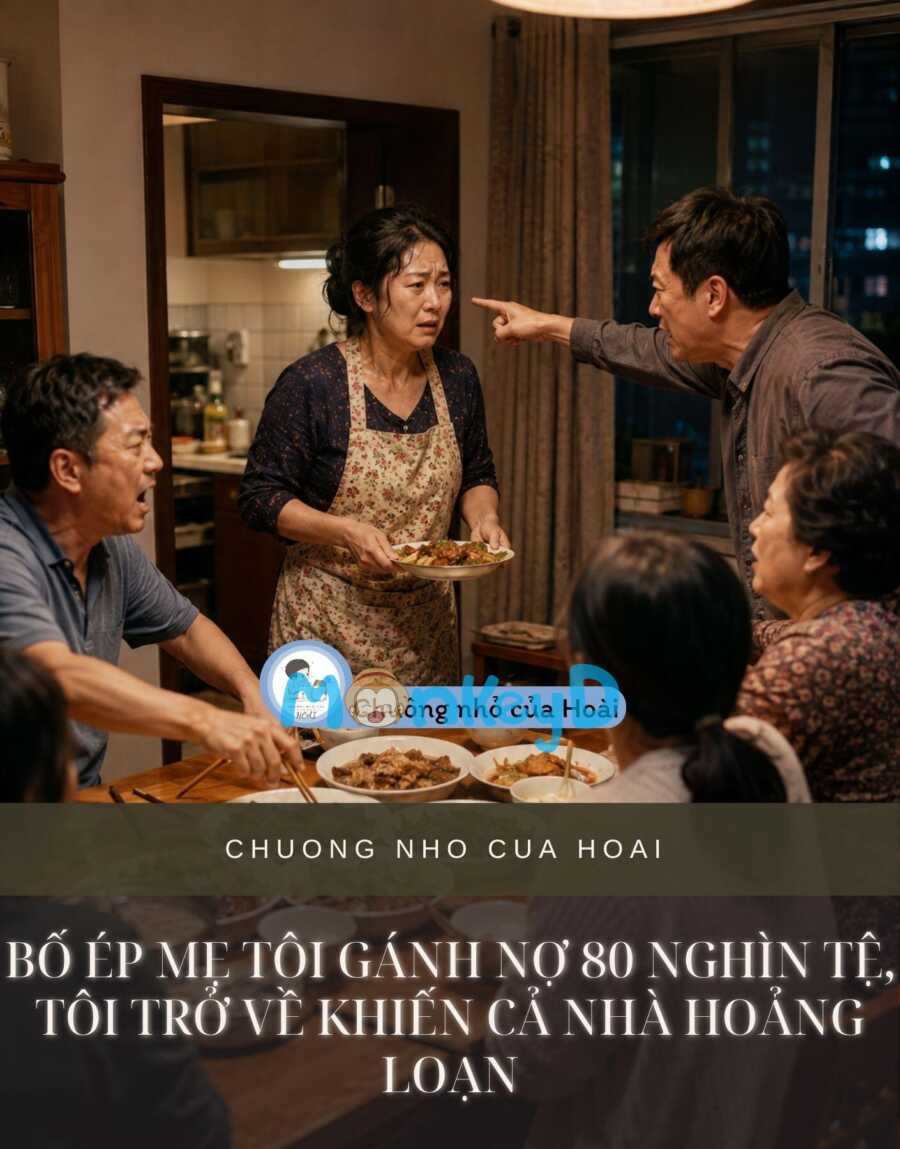 Bố Ép Mẹ Tôi Gánh Nợ 80 Nghìn Tệ, Tôi Trở Về Khiến Cả Nhà Hoảng Loạn