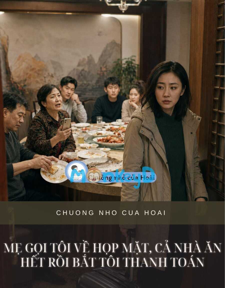 Mẹ Gọi Tôi Về Họp Mặt, Cả Nhà Ăn Hết Rồi Bắt Tôi Thanh Toán